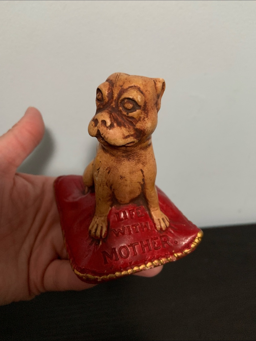 Small Dog Chalkware Figure - Picture 2 of 7
